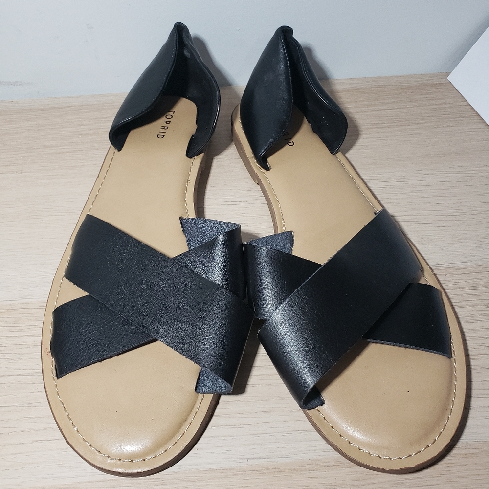 TORRID Strap Slip On Sandal Sz 11